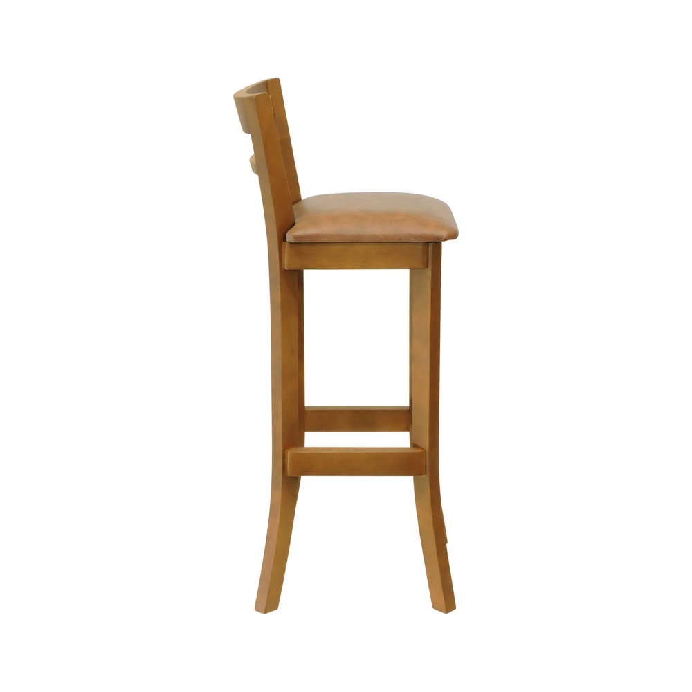 banqueta alta bistro sevilha amendoa corano marrom mescla 5