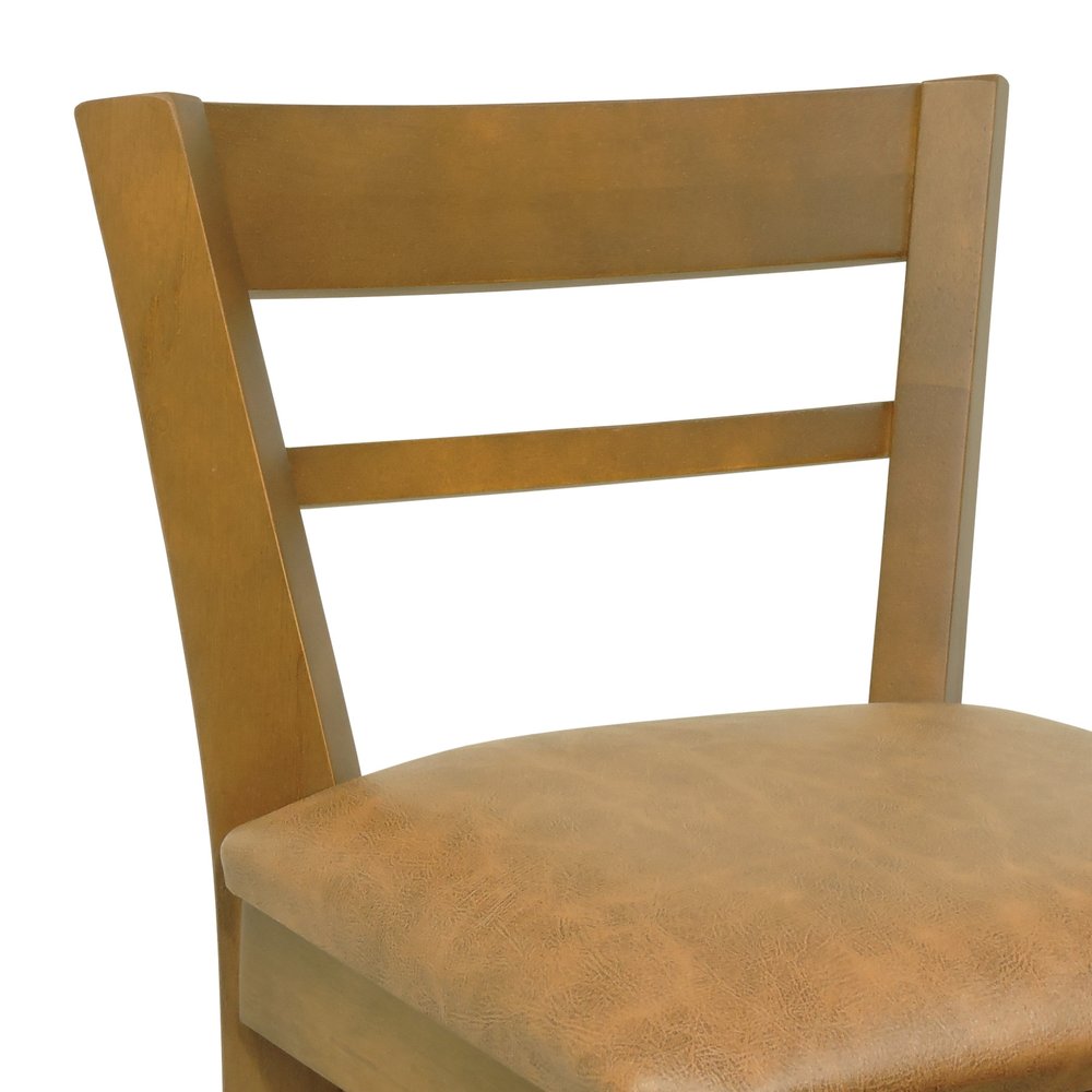 banqueta alta bistro sevilha amendoa corano marrom mescla 6