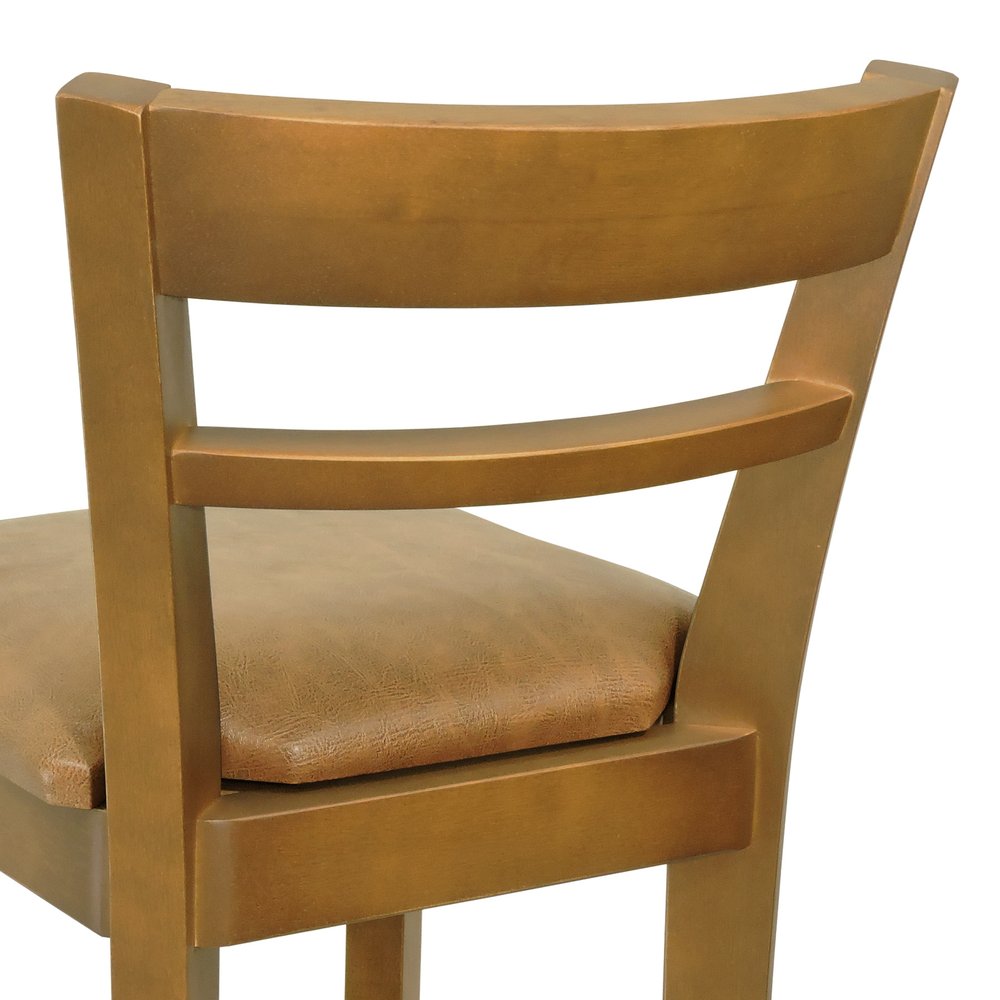 banqueta alta bistro sevilha amendoa corano marrom mescla 8