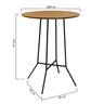 mesa bistro metal gabi redondo amendoa 2