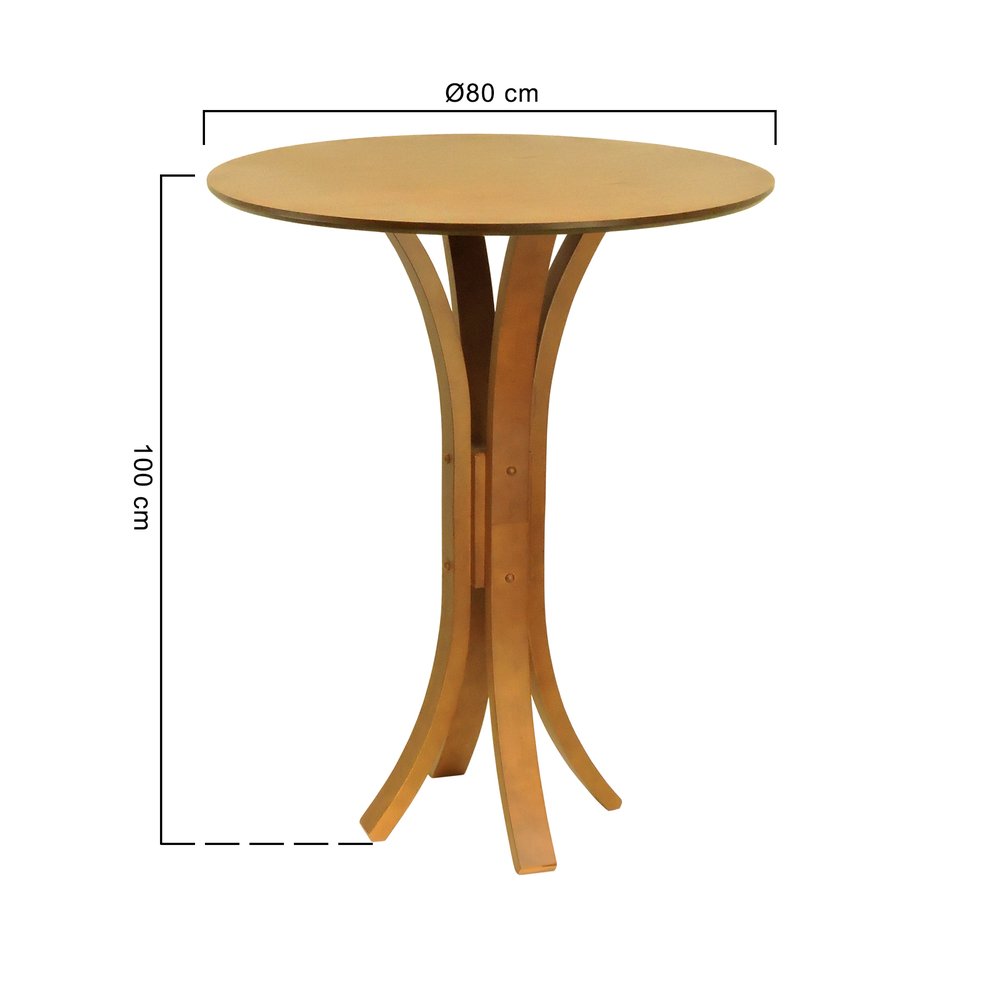 mesa bistro valencia tampo laminado redondo 2