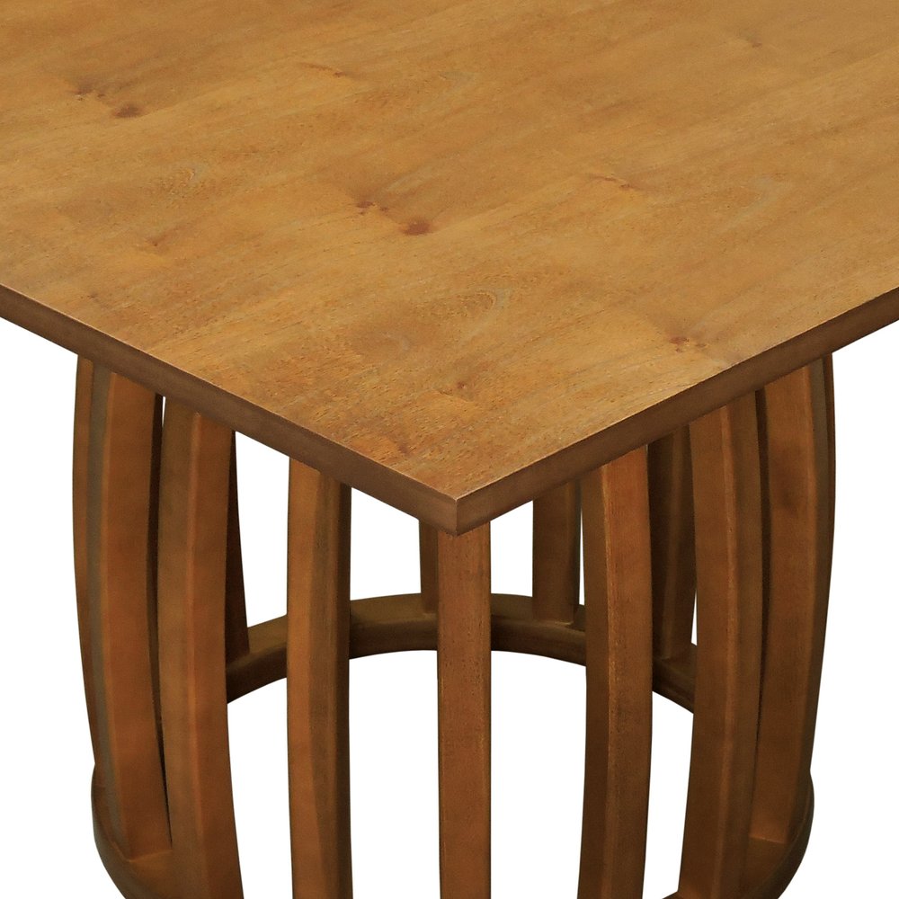 mesa de jantar armonia base redonda tampo laminado 135x135cm 4