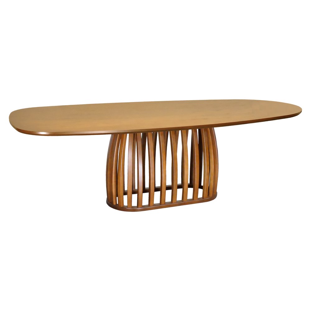 mesa de jantar armonia base retangular tampo organik 250cm 1