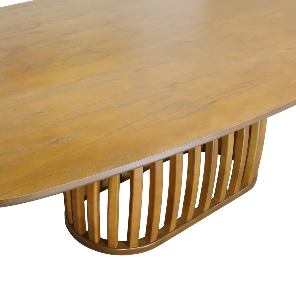 mesa de jantar armonia base retangular tampo organik 250cm 5