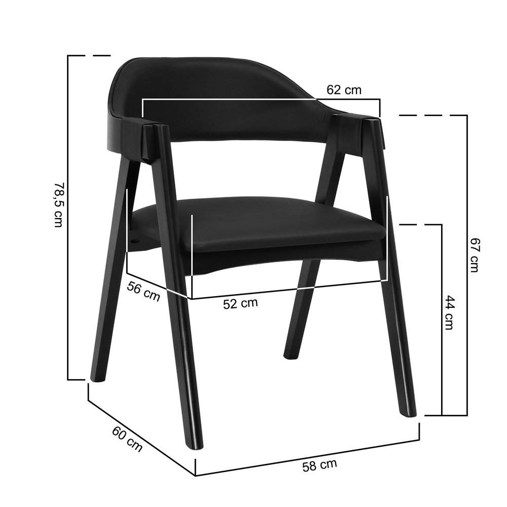 cadeira new york preto corano preto 2