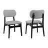 kit 2 cadeiras armonia preta linho cinza m imp