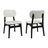 kit 2 cadeiras armonia preta corano bege