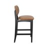 banqueta alta bistro armonia preto corano marrom mescla 5