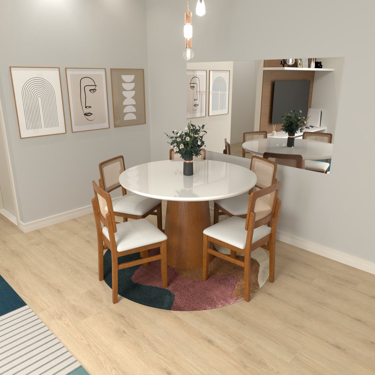 mesa de jantar cone 120 5 cad lyon cb