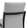 cadeira tulipa preta linho cinza mescla impermeavel 08