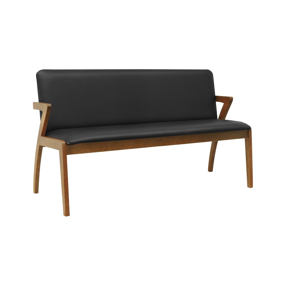 banco 3 lugares lille amendoa corano preto 1