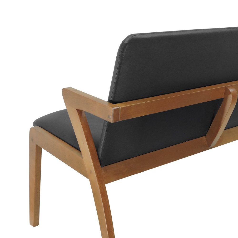 banco 3 lugares lille amendoa corano preto 7