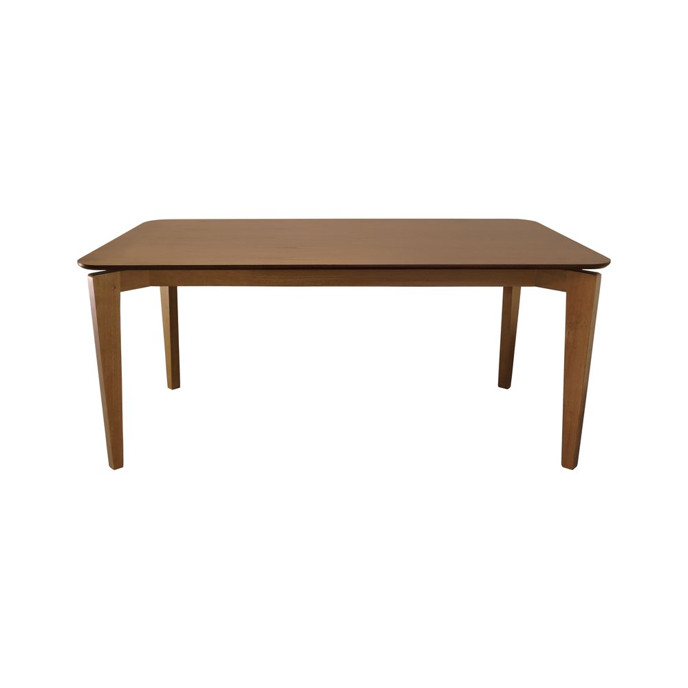 mesa de jantar flutuante amendoa laminada 180x90 3