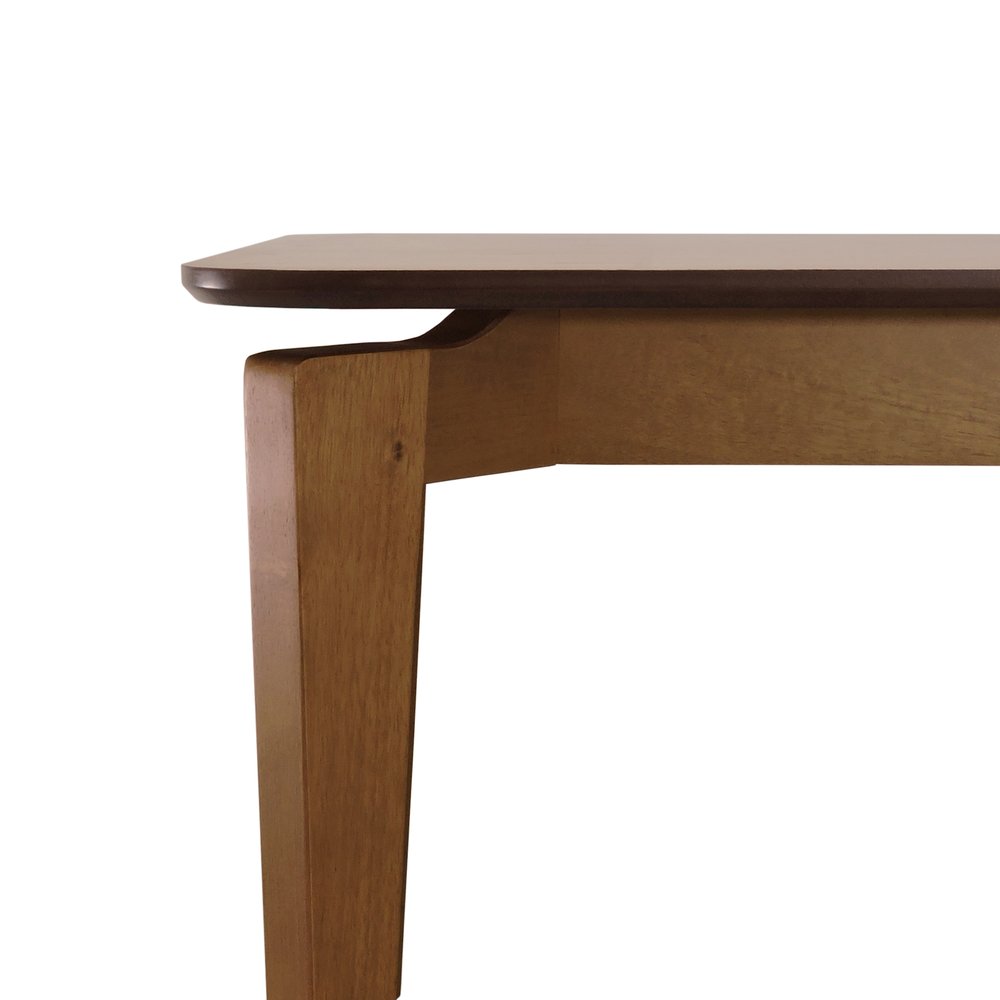 mesa de jantar flutuante amendoa laminada 180x90 6