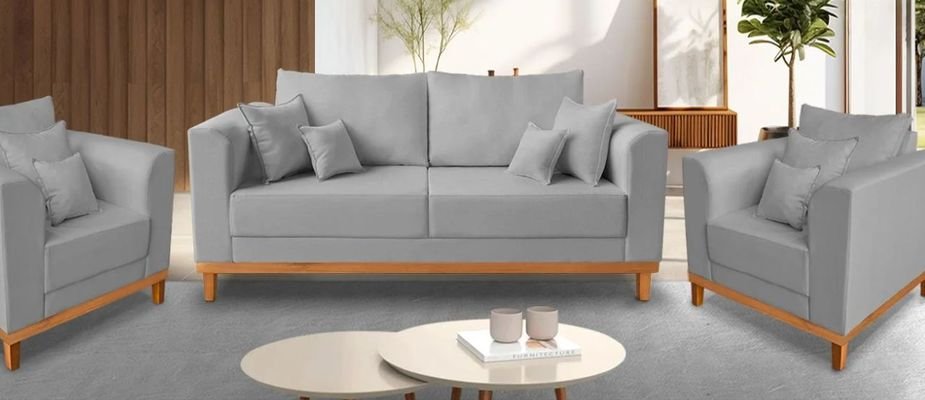 Como combinar poltrona com sofá para uma sala harmoniosa