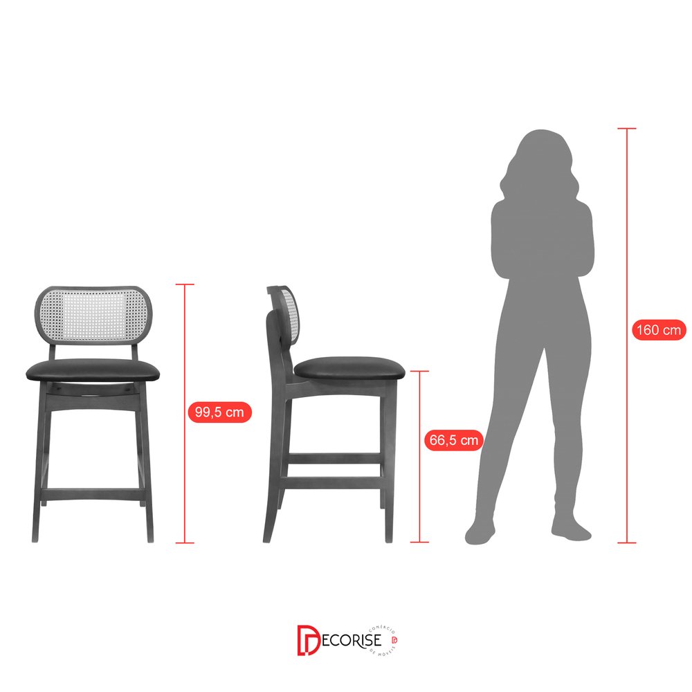 proporcao banquetas organik frontal e lateral