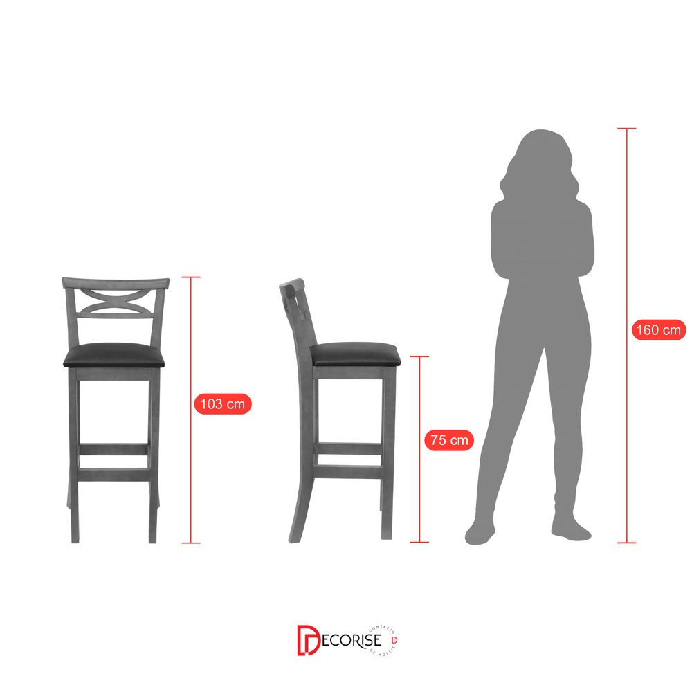 proporcao banquetas verona frontal e lateral