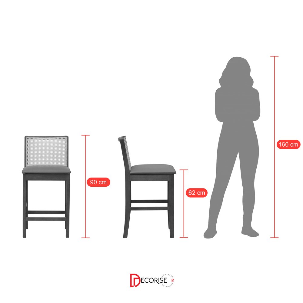 proporcao banqueta perola media frontal e lateral