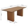 mesa de jantar toscana retangular laminada 180x90 2