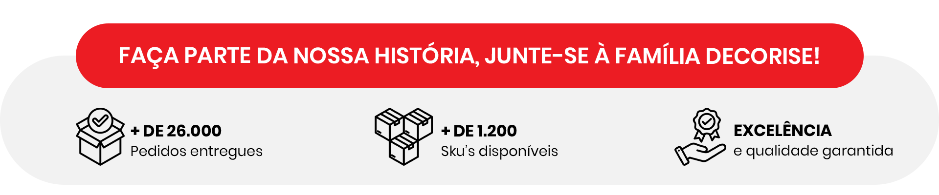 banner estreito pedidos sku s vermelho png