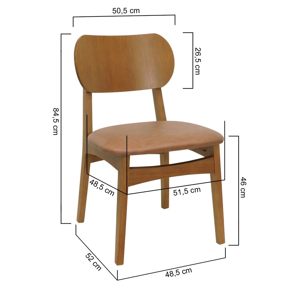 cadeira toscana amendoa corano marrom mescla 02