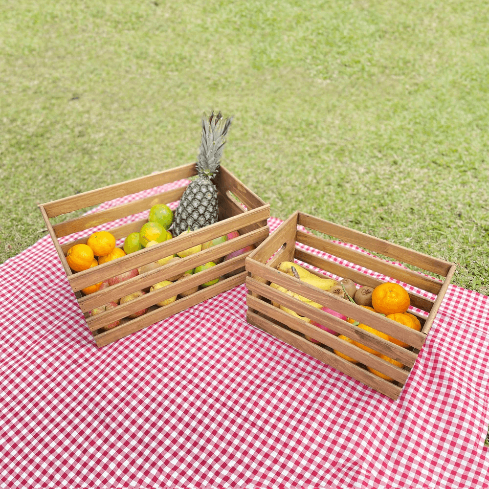 caixa hortiFruti de madeira