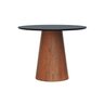 mesa de jantar base cone laqueado preto 1