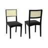 kit 2 cadeiras perola preto cp