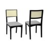 kit 2 cadeiras perola preto lbmi