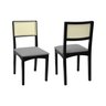 kit 2 cadeiras perola preto lcmi