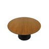 mesa de jantar cone base preta tampo amendoa 106 03
