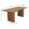 mesa de jantar toscana retangular laminada 250x108 2