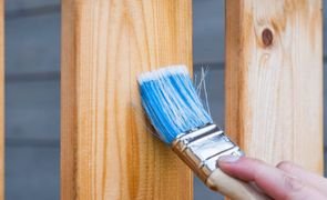 pessoa pintando madeira pessoa pintando madeira