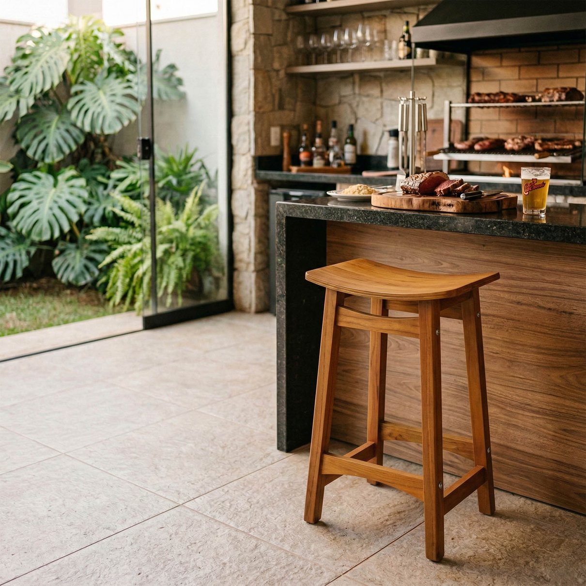 banco medio confort madeira