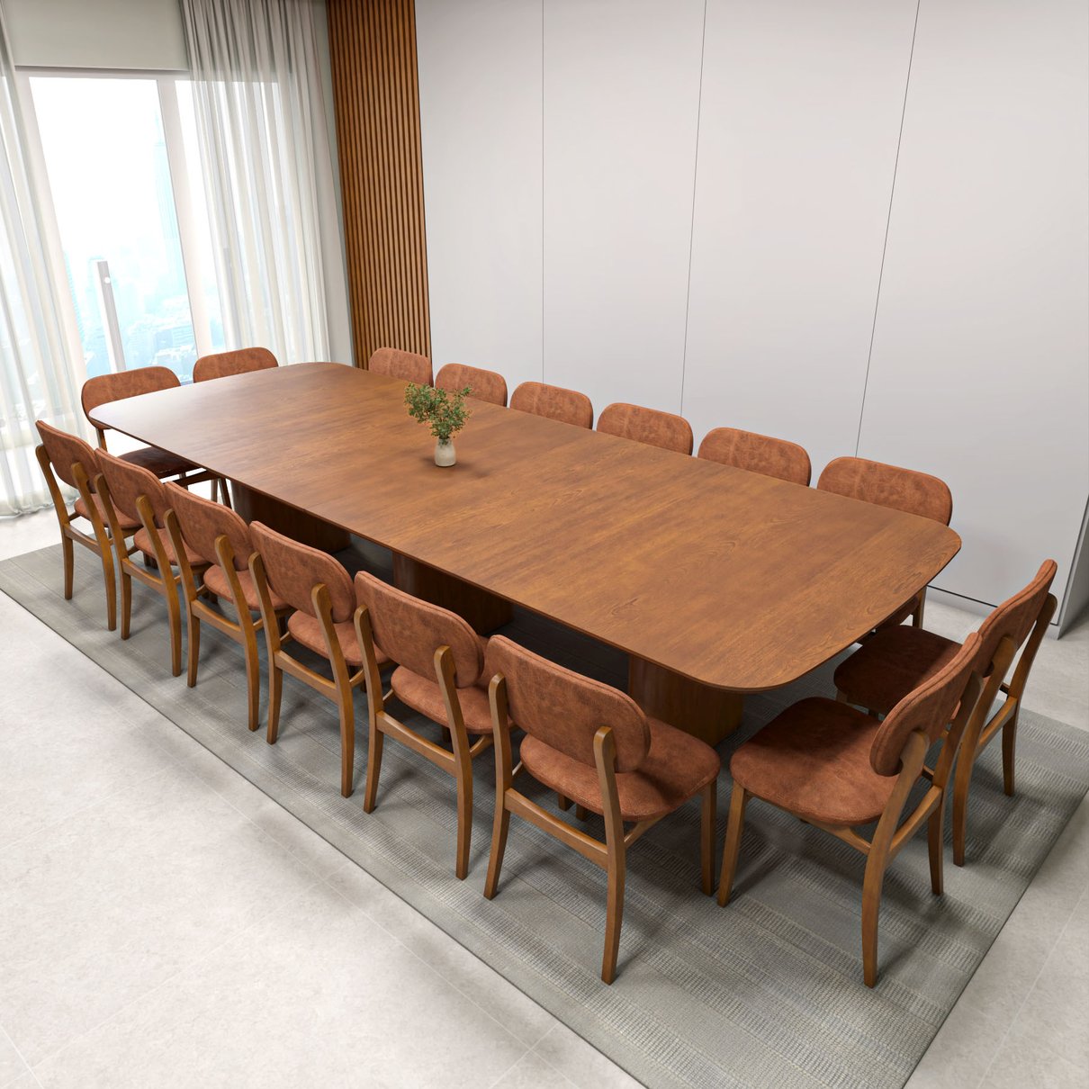 mesa grandmesa de 360 com 16 cadeiras armonia cmm