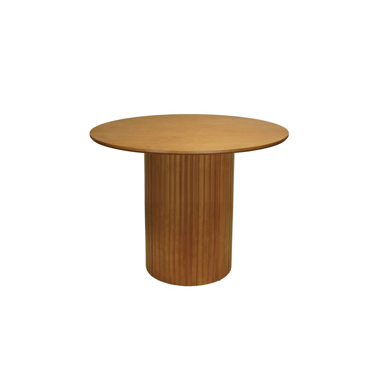 mesa de jantar capri tampo redondo laminado 1 o90 cm
