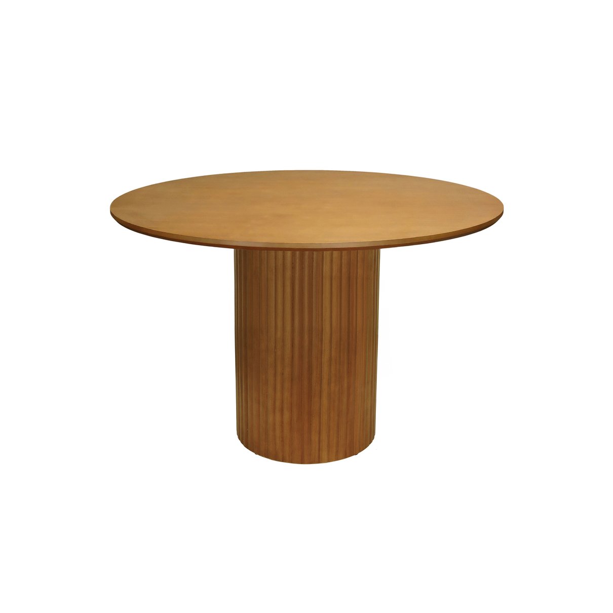 mesa de jantar capri tampo redondo laminado 1 o106 cm